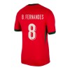 Camisola + Calções Portugal Bruno Fernandes 8 Criança Equipamento 1ª Euro 2024